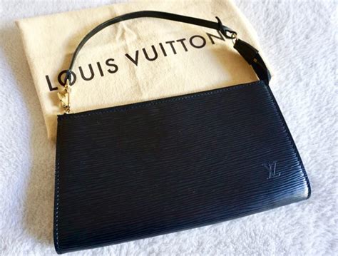 louis vuitton epi pochette black|louis vuitton epi leather tote.